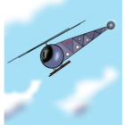 How to draw a helicopter