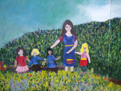 how to paint a family