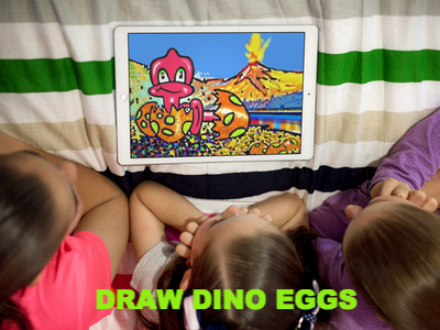 Draw Dino Eggs