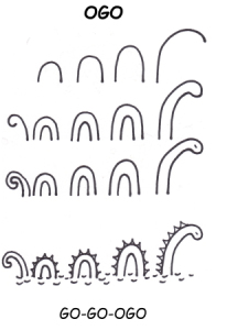 draw sea serpent
