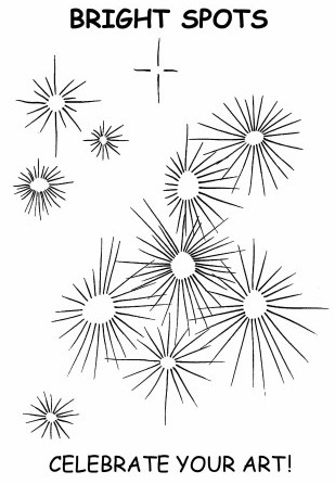 Study this Optical Illusion with care and attention. The white of the paper looks brighter inside the center than on the outside.Make sure none of the lines touch at the center. I'ts an art illusion so keep at it until you get it.
