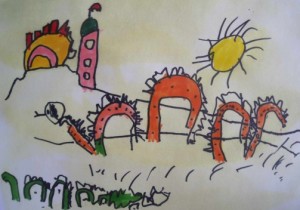 what you should teach a 3 to 9 year old to draw,how to draw with young kids, draw ogo pogo, what do I teach 3 to 5 year old to draw