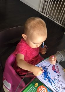 Drawing at age 1