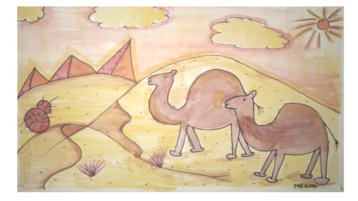 Draw desert theme