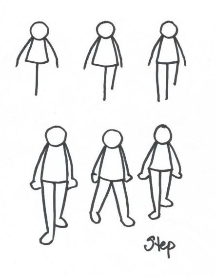 draw a person walking