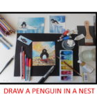 How to draw a penguin