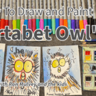 How To Draw and Paint the Owl elementary school art class